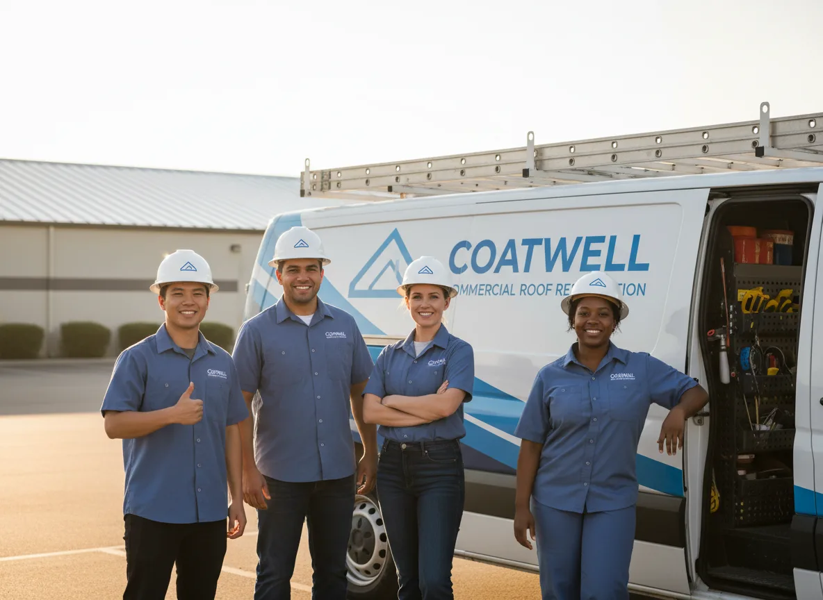 Commercial roof coating company in Covelo, CA